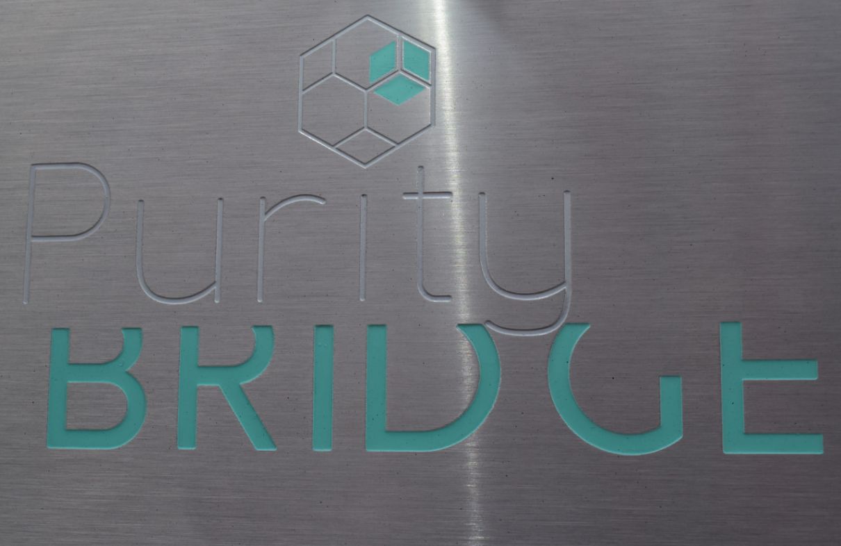 Purity Bridge building signage